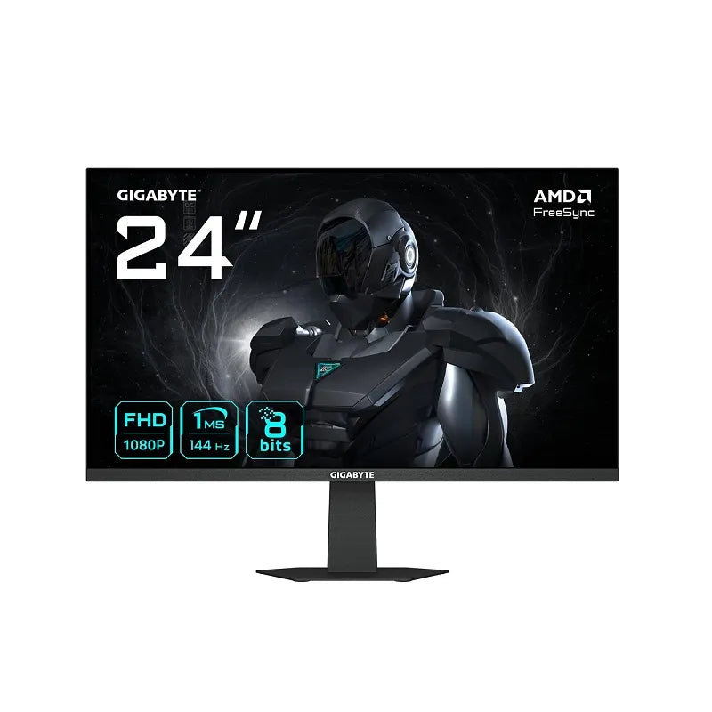 Monitor Gaming GIGABYTE GS24F14 de 24" FHD IPS, 144Hz, 1ms, HDMI, Display Port, AMD FreeSync