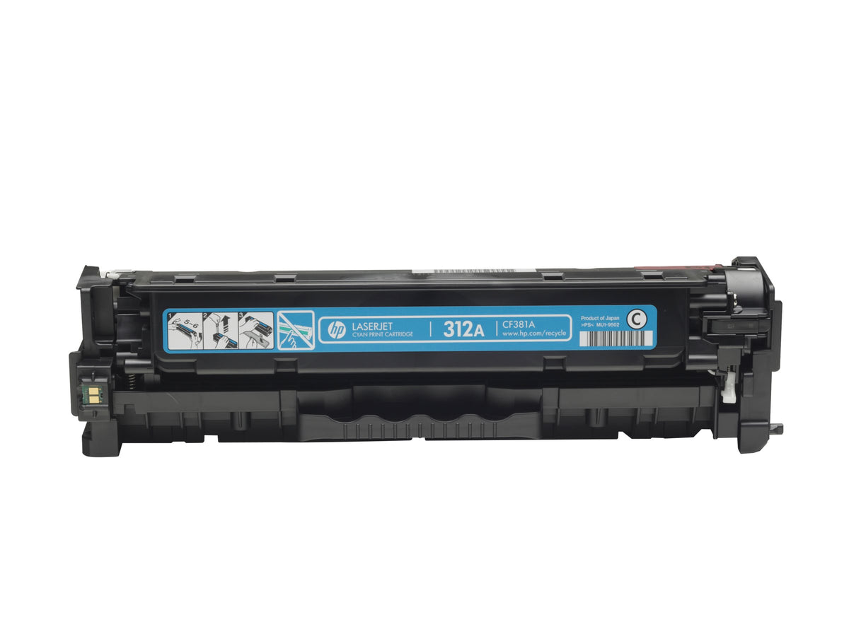 HP 312A - Cián - original - LaserJet - cartucho de tóner (CF381A) - para Color LaserJet Pro MFP M476dn, MFP M476dw, MFP M476nw