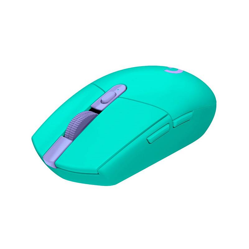 Ratón Inalambrico Logitech G305 LIGHTSPEED, Sensor Óptico, Frecuencia 2.40GHz, 12000dpi, 6 Botónes, Verde (Menta)