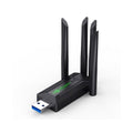 Adaptador USB 3.0 de red Inalambrico T-Vision K0R41, Doble Banda 2.4GHz y 5GHz 1200Mbps