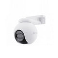 Cámara PT EZVIZ H80x Dual Wifi, 8MP 4K, 360°, Lente 4mm, VN a color, audio bidireccional, IR 30M, IP65, hasta 512GB Micro SD