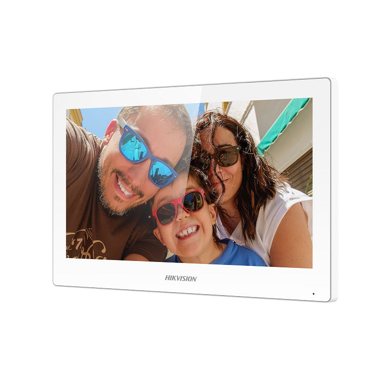 Intercom IP WiFi Hikvision KH6350, a Color de 7", resolución de 1024 × 600 sólo pantalla, color blanco