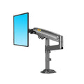 Soporte de mesa North Bayou H100 para Monitores de 17-30", Rotación 360°, Girar 90°, Carga máx 9kg, color negro