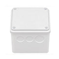 Caja para interruptores, cables y tuberias T-VISION, 100x100x75mm, Blanco, para exteriores Ip67