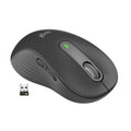 Ratón inalámbrico Logitech SIGNATURE M650 L para zurdos, conexión Bluetooth y por receptor USB, 2000dpi, Negro