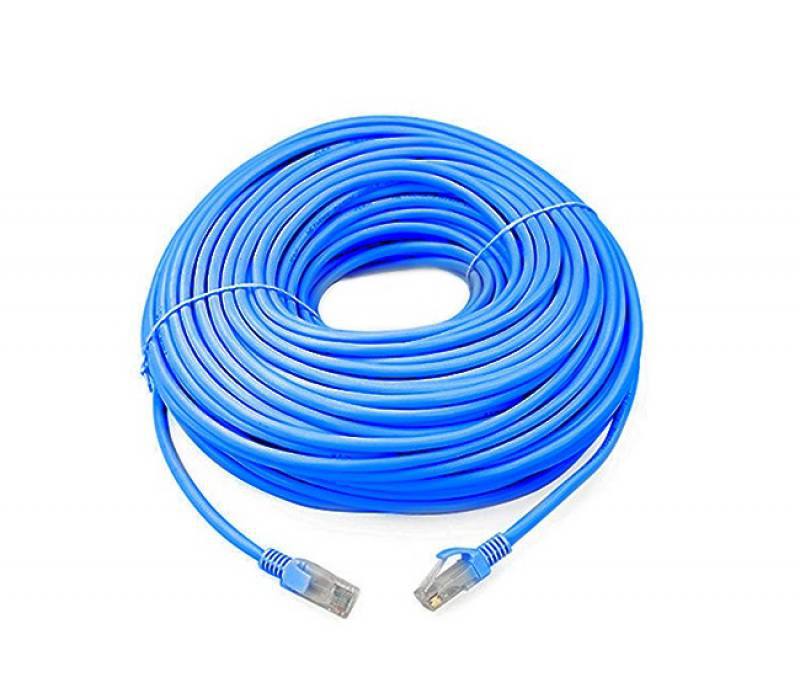 CABLE UTP CAT6 T-VISION - 30 METROS- AZUL, Pass Fluke, 7 x 0.2mm