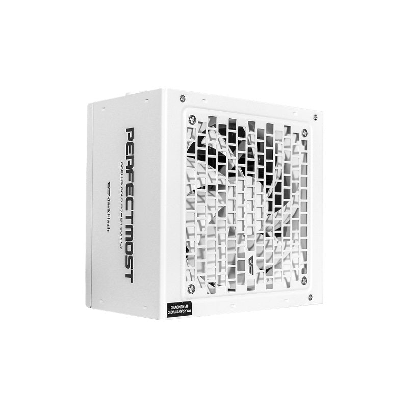 Fuente de poder DarkFlash PMT850, 850W, 80+ Gold, ATX 3.1 y PCIe 5.1, Full Modular, Blanco