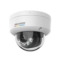 Camara IP Domo Hikvision POE, 2.8mm, 6MP, IR 30m Smart Hybrid Light, Color Vu, Micrófono, IP67, IK08, Plástico y Metal, Tipo Cúpula