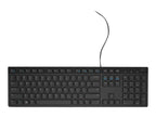 Dell KB216 - Teclado - USB - español - negro - para Latitude 3480, 3580