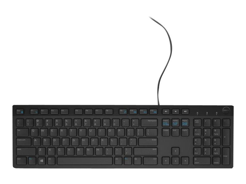 Dell KB216 - Teclado - USB - español - negro - para Latitude 3480, 3580