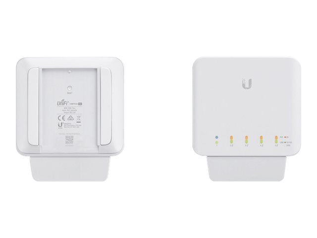 Ubiquiti UniFi Switch USW-FLEX - Conmutador - Gestionado - 4 x 10/100/1000 (PoE) + 1 x 10/100/1000 (PoE) - montaje en pared, montaje en mástil - PoE (46 W)