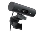 Logitech BRIO 500 - Webcam - color - 4 MP - 1920 x 1080 - 720p, 1080p - audio - USB-C