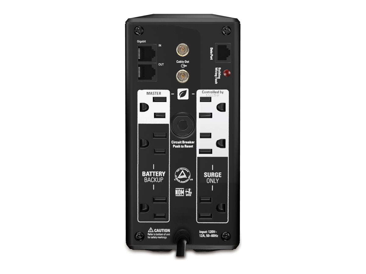 APC Back-UPS RS LCD 700 Master Control - UPS - CA 120 V - 420 vatios - 700 VA - USB - 6 conector(es) de salida
