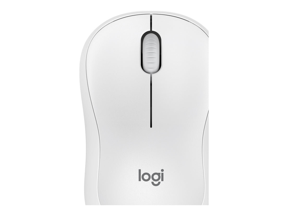 Logitech M240 Silent Bluetooth Mouse, Compact, Portable, Smooth Tracking, Off-white - Ratón - 3 botones - inalámbrico - Bluetooth - blanco hueso