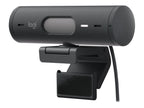 Logitech BRIO 500 - Webcam - color - 4 MP - 1920 x 1080 - 1080p, 720p - audio - USB-C