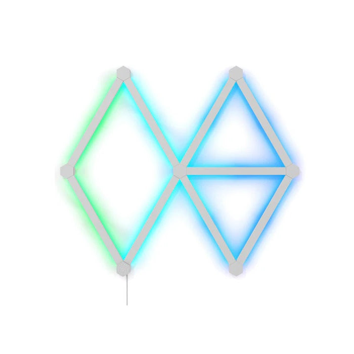 Kit base de 9 Lineas de panel de luz inteligentes LED RGB Nanoleaf