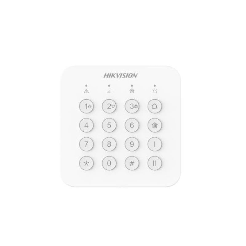 Teclado LED inalámbrico HIKVISION, AX Home para Armado y Desarmado, Funciones de Automatización y control de alarmas