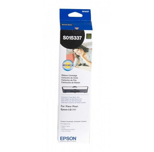 CINTA DE TINTA EPSON S015337 NEGRO PARA LQ-590