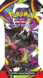 Pokemon TCG Mega Evolution Pitch - Paquete de refuerzo de manga negra