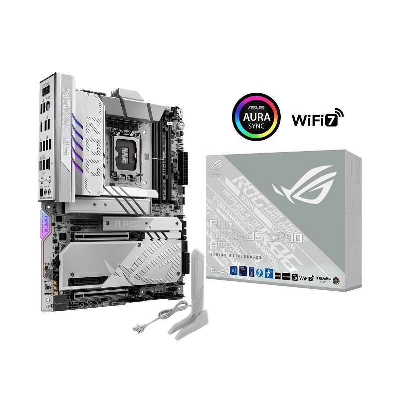 Tarjeta Madre ASUS ROG MAXIMUS Z890 APEX, LGA 1851, DDR5 4400(OC), PCIe5.0 M.2, Thunderbolt 4, USB Type-C, LAN 5G, ATX