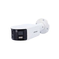 Cámara IP Bullet Hikvision, 4mm, 8MP, IR 40M, Doble lente 180°, Micrófono, ColorVu, Sirena y Flash, IP67, Metal