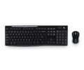 Combo Teclado y Ratón Inalámbrico, LOGITECH MK270, Español, Negro