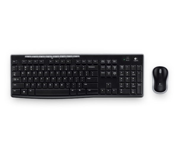 Combo Teclado y Ratón Inalámbrico, LOGITECH MK270, Español, Negro