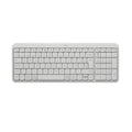 Teclado Logitech K250, Conexión Inalámbrica Bluetooth, Español, Blanco
