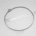 Abrazadera metálica 304 K12-230, abrazaderas de acero inoxidable, 0.8mm x 12mm x 800mm