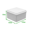 Caja para interruptores, cables y tuberias T-VISION, 100x100x50mm, Blanco, para exteriores Ip67