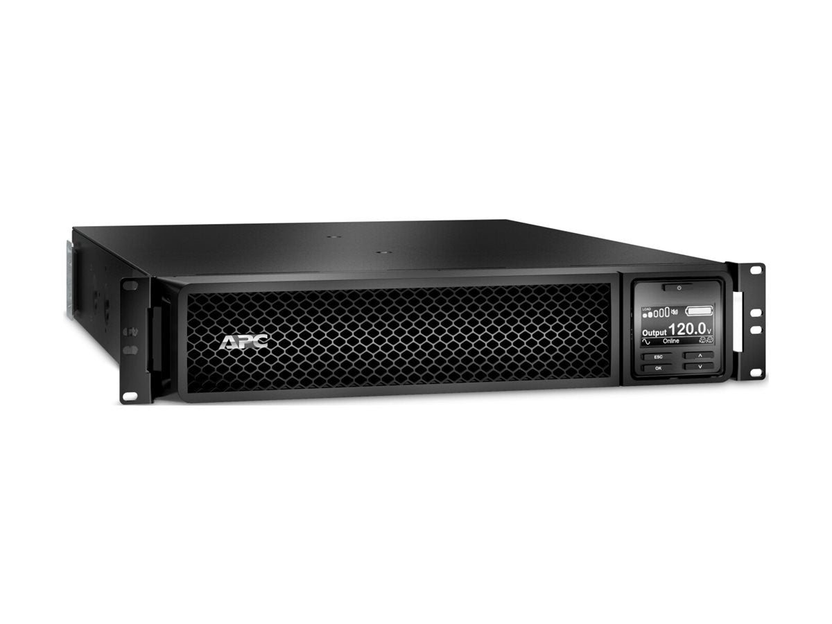 APC Smart-UPS SRT 1500VA RM - UPS (montaje en rack / externo) - CA 120 V - 1.35 kW - 1500 VA - RS-232, USB - conectores de salida: 6 - PFC - 2U - negro
