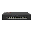 Switch T-VISION 8GE-2GE, de 10 puertos, 8 puertos POE 10/100/1000M + 2 puertos 1000M Gigabit UpLink, 120W