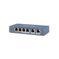 Switch Hikvision DS-3E0106HP-E, de  4 puertos poe 10 /100, 1 puerto hipoe, No Administrable