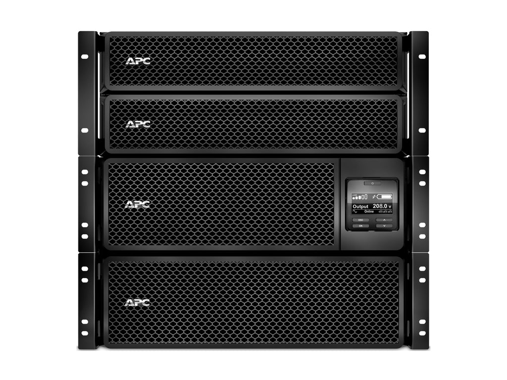APC Smart-UPS SRT 10000VA RM - UPS (montaje en bastidor) - CA 208 V - 10 kW - 10000 VA - Ethernet 10/100, USB - conectores de salida: 10 - 10U - 19" - negro - con Transformador reductor de 208/240 V a 120 V 10 kVA - para P/N: AR4018SPX432, AR4024SP, AR402