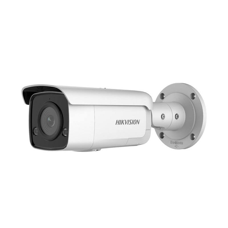 Cámara AcuSense IP Bullet Hikvision, 2.8mm, 4MP 2K, IR 60M, IP67, Micrófono, WDR, Metal