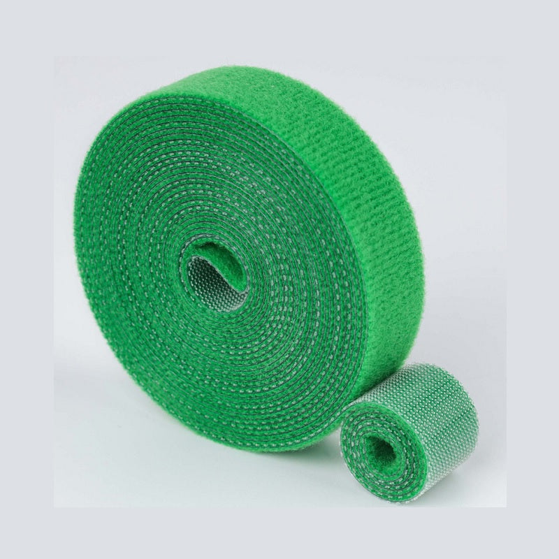 Cinta de velcro 5M (5000 x 12mm) color Verde