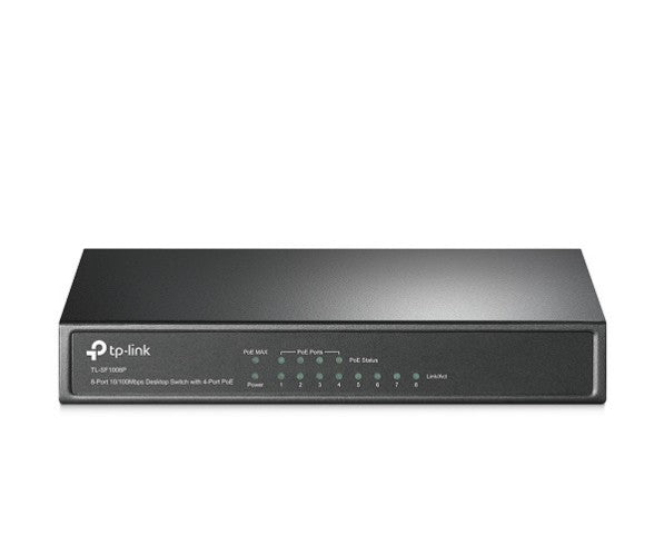 Switch TP-LINK TL-SF1008P de 8 Puertos 10/100M, con 4 puertos PoE