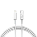 Cable USB Tipo C a Lightning GOLF, 1 metro, 20W carga rápida, Blanco