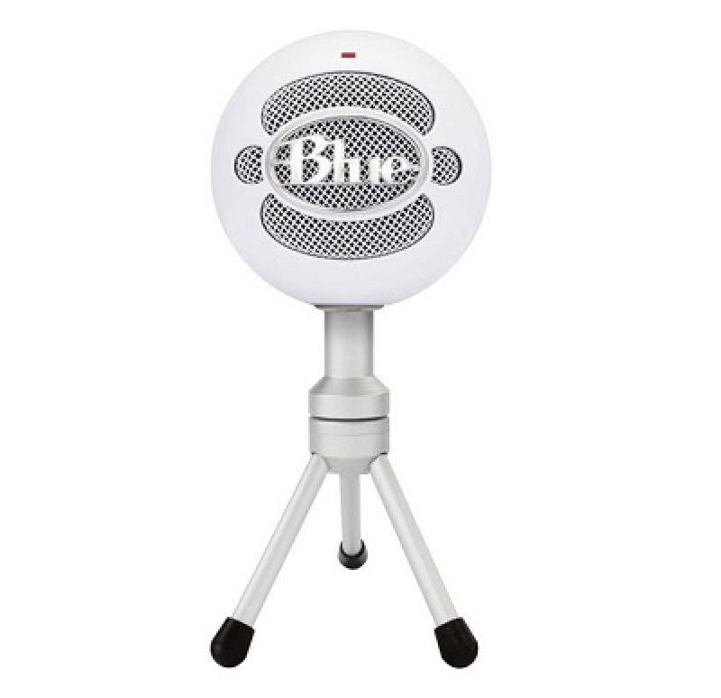 Micrófono Profesional Blue Snowball ICE, USB, Plug-and-play Con Mac Y PC, Color Blanco