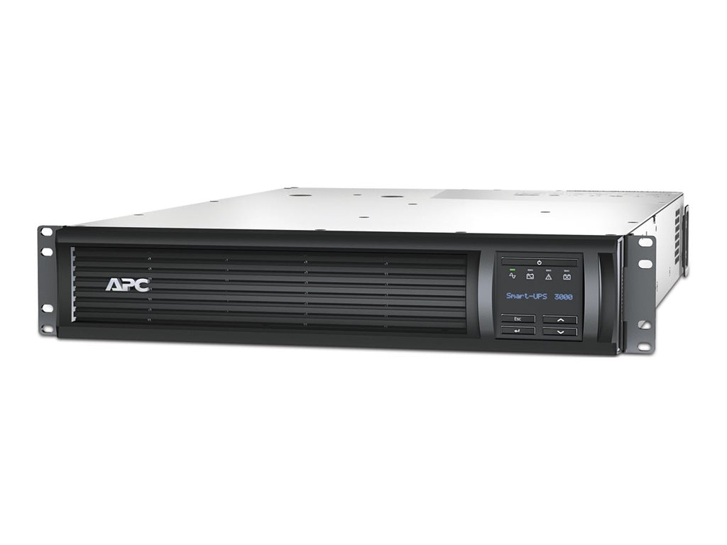 APC Smart-UPS SMT3000RM2UC - UPS (montaje en bastidor) - CA 120 V - 2.7 kW - 3000 VA - 1 fase - RS-232, USB - conectores de salida: 8 - Estados Unidos, Canadá - negro - con APC SmartConnect - para P/N: AR4024SP, AR4024SPX429, AR4024SPX431, AR4024SPX432, N
