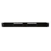PATCH PANEL LANPRO CAT5 DE 12 PUERTO, CON JACK