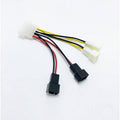 Cable IDE Molex 4-Pin a 3 Pin (2x5V/2x12V) TX3 Multi-Fan