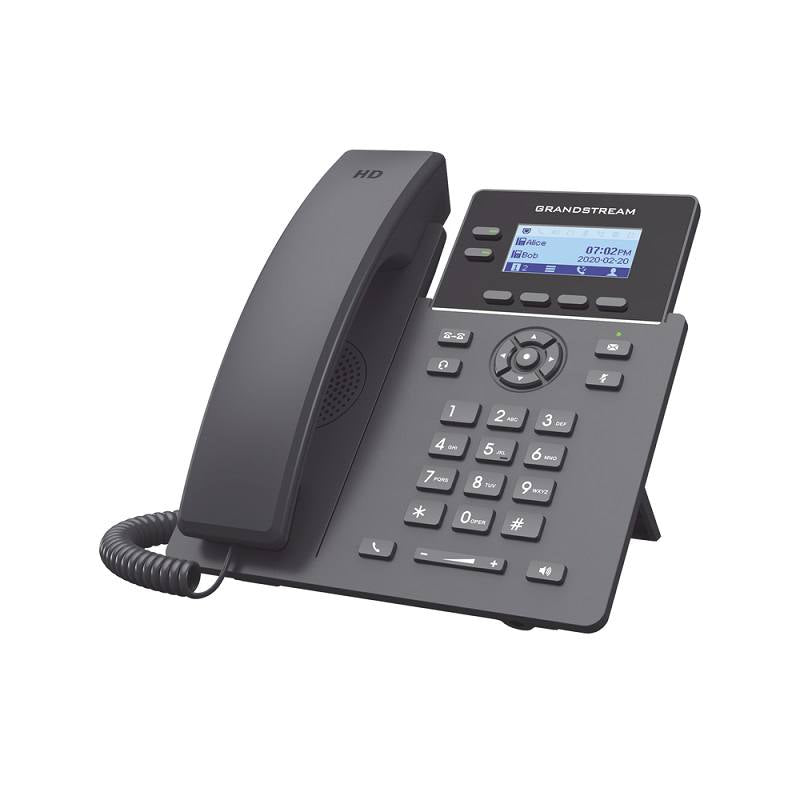 Telefono IP GRANDSTREAM GRP2602W, 2 líneas y 4 cuentas SIP, Ethernet 10/100 Mbps, doble banda Wi-Fi