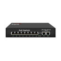 Switch T-VISION 8FE-2FE, De 8 Puertos POE 10M/100M + 2 Puertos 100M UpLink, 120W