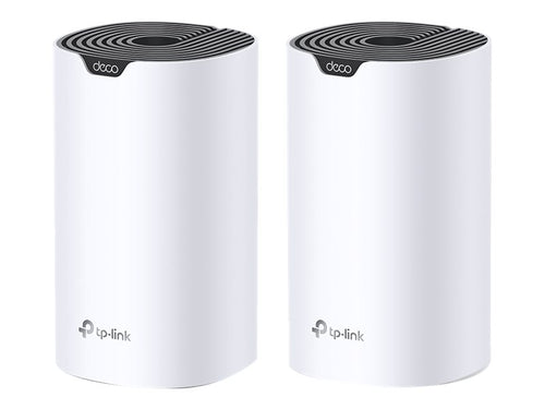 TP-LINK Deco S7 V1 - Sistema Wi-Fi (2 enrutadores) - hasta 3900 pies cuadrados - malla - GigE - Wi-Fi 5 - Doble banda - Sistema Wi-Fi Mesh Inteligente Doble Banda AC1900 - Alcanza velocidades de hasta 600 Mbps en 2,4 GHz y 1300 Mbps en 5 GHz con tecnologí