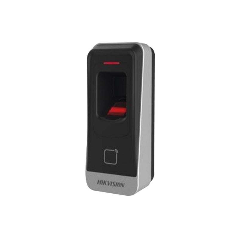 Control de acceso HIKVISION K1201AEF, lector de huellas dactilares y tarjetas EM, IP65, RS-485