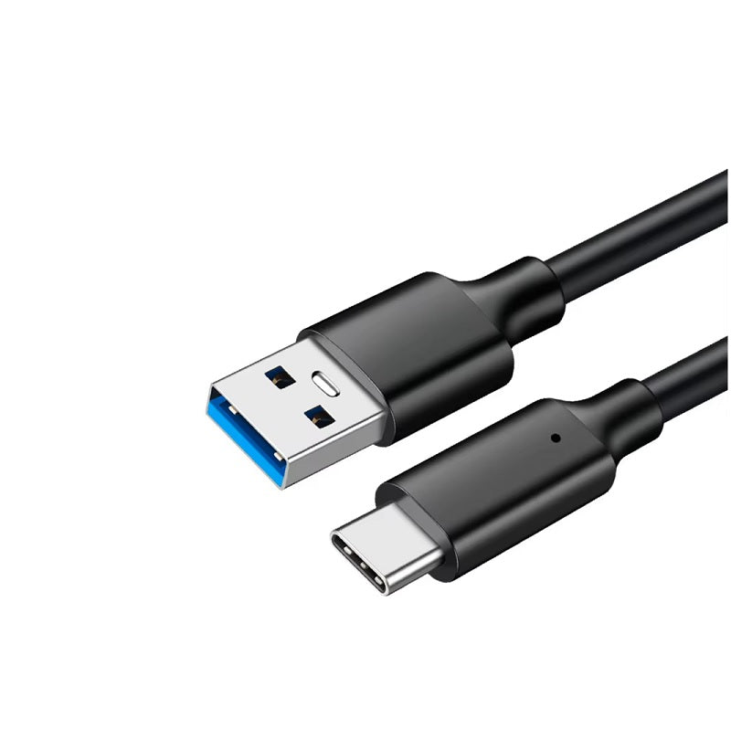 Cable USB 3.2 a USB Tipo C, 0.3 Metros, PD 60W 3A, 10Gbps, color negro