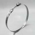 Abrazadera metálica 304 K18-250, abrazaderas de acero inoxidable, 0.8mm x 18mm x 850mm