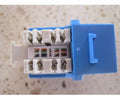 Jack Sin Blindaje CAT5e RJ45, X-CLASS Manufacturado Roboticamente, De La Serie 8000, Compatible Con Keystone Con IDC De