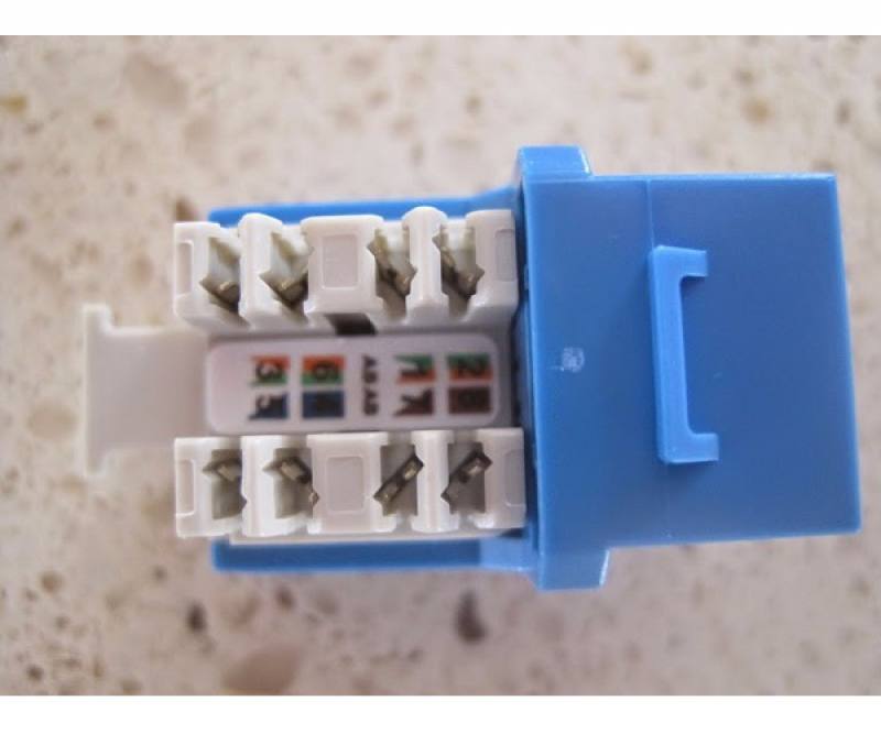 Jack Sin Blindaje CAT5e RJ45, X-CLASS Manufacturado Roboticamente, De La Serie 8000, Compatible Con Keystone Con IDC De
